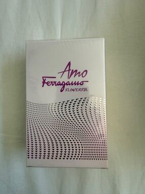 Salvatore Ferragamo Boxed Packaging - White with Purple Logo